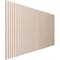 Ekena Millwork 48H x 3/8T Adjustable Wood Slat Wall Panel Kit w/ 1W Slats, Red Oak contains 42 Slats SWW84X48X0375RO - alternate 2